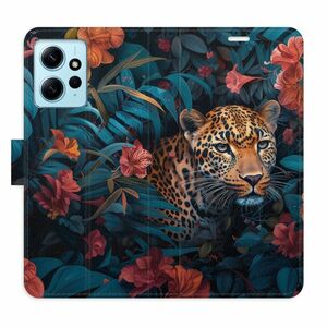 Flipové pouzdro iSaprio - Flower Jaguar 02 - Xiaomi Redmi Note 12 5G obraz