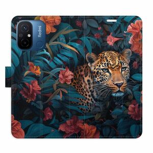 Flipové pouzdro iSaprio - Flower Jaguar 02 - Xiaomi Redmi 12C obraz