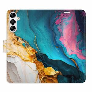 Flipové pouzdro iSaprio - Colourful Marble - Samsung Galaxy A14 / A14 5G obraz