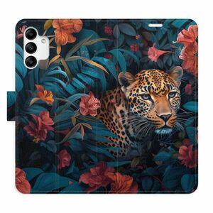 Flipové pouzdro iSaprio - Flower Jaguar 02 - Samsung Galaxy A04s obraz