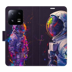 Flipové pouzdro iSaprio - Neon Astronaut 02 - Xiaomi 13 Pro obraz