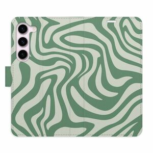 Flipové pouzdro iSaprio - Zebra Green 02 - Samsung Galaxy S23 5G obraz