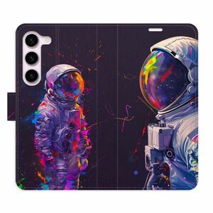 Flipové pouzdro iSaprio - Neon Astronaut 02 - Samsung Galaxy S23 5G obraz