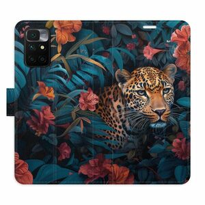 Flipové pouzdro iSaprio - Flower Jaguar 02 - Xiaomi Redmi 10 obraz