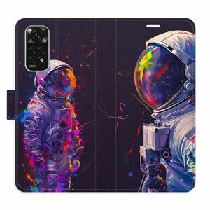 Flipové pouzdro iSaprio - Neon Astronaut 02 - Xiaomi Redmi Note 11 / Note 11S obraz