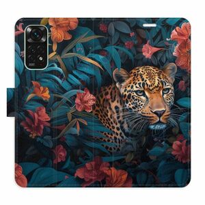 Flipové pouzdro iSaprio - Flower Jaguar 02 - Xiaomi Redmi Note 11 / Note 11S obraz