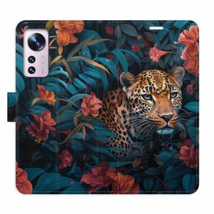 Flipové pouzdro iSaprio - Flower Jaguar 02 - Xiaomi 12 / 12X obraz