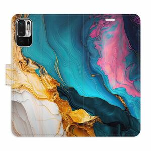 Flipové pouzdro iSaprio - Colourful Marble - Xiaomi Redmi Note 10 5G obraz