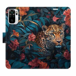 Flipové pouzdro iSaprio - Flower Jaguar 02 - Xiaomi Redmi Note 10 / Note 10S obraz