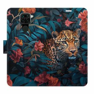 Flipové pouzdro iSaprio - Flower Jaguar 02 - Xiaomi Redmi Note 9 obraz