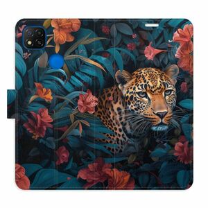 Flipové pouzdro iSaprio - Flower Jaguar 02 - Xiaomi Redmi 9C obraz