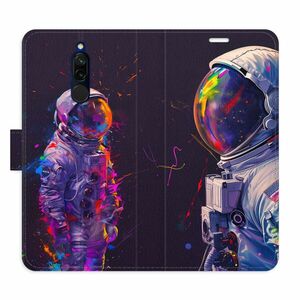 Flipové pouzdro iSaprio - Neon Astronaut 02 - Xiaomi Redmi 8 obraz