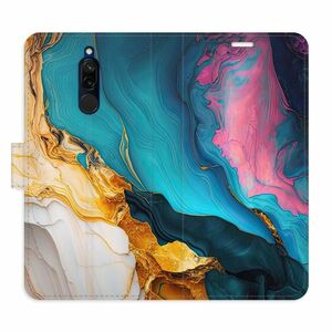 Flipové pouzdro iSaprio - Colourful Marble - Xiaomi Redmi 8 obraz