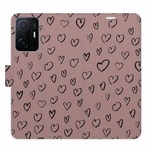 Flipové pouzdro iSaprio - Heart Dark 02 - Xiaomi 11T / 11T Pro obraz