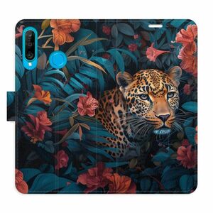 Flipové pouzdro iSaprio - Flower Jaguar 02 - Huawei P30 Lite obraz