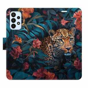 Flipové pouzdro iSaprio - Flower Jaguar 02 - Samsung Galaxy A23 / A23 5G obraz