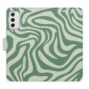 Flipové pouzdro iSaprio - Zebra Green 02 - Samsung Galaxy M52 5G obraz