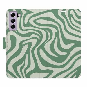 Flipové pouzdro iSaprio - Zebra Green 02 - Samsung Galaxy S21 FE 5G obraz