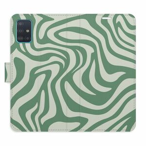 Flipové pouzdro iSaprio - Zebra Green 02 - Samsung Galaxy A51 obraz