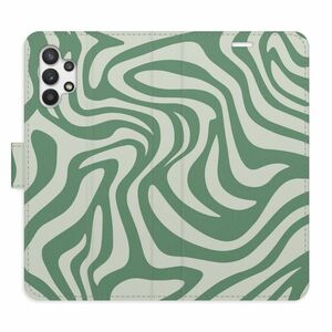 Flipové pouzdro iSaprio - Zebra Green 02 - Samsung Galaxy A32 obraz