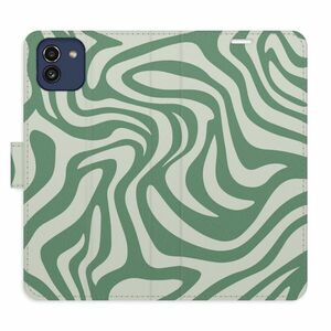 Flipové pouzdro iSaprio - Zebra Green 02 - Samsung Galaxy A03 obraz