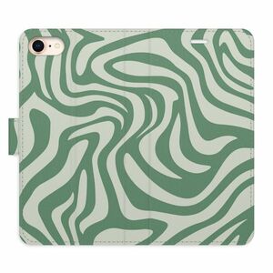 Flipové pouzdro iSaprio - Zebra Green 02 - iPhone 7/8/SE 2020 obraz