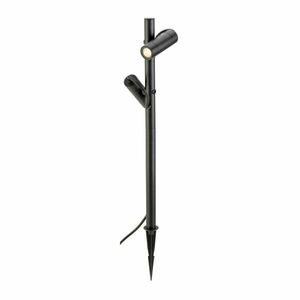 BIG WHITE (SLV) HELIA SLIM Pole double LED, venkovní stojací lampa, černá IP65 3000K 1007869 obraz