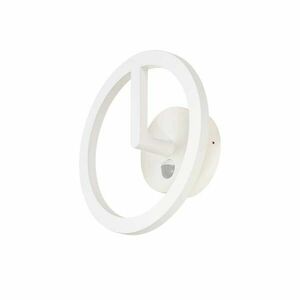 BIG WHITE (SLV) Q-RING nástěnné svítidlo, senzor, 3000 K, IP54, bílá 1007917 obraz