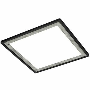 BRILONER Ultraplochý LED panel s přímým a nepřímým osvětlením, 42 cm, LED, 18 W, 2400 lm, černá-stříbrná BRILO 7457-414 obraz