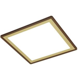 BRILONER Ultraplochý LED panel s přímým a nepřímým osvětlením, 48 cm, LED, 18 W, 2400 lm, hnědo-zlatá BRILO 7457-417 obraz