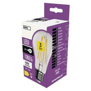 EMOS LED žárovka Filament A60 / E27 / 7, 8W (75W) / 1060 lm / neutrální bílá ZF5151 obraz