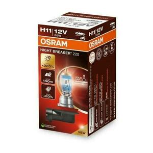 OSRAM H11 12V 55W PGJ19-2 NIGHT BREAKER 220 +220% 1ks 64211NB220 obraz