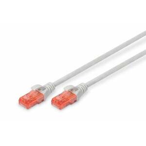 CAT 6, U-UTP patch cord, PVC AWG 26/7, length 0.25 m DK-1612-0025 obraz