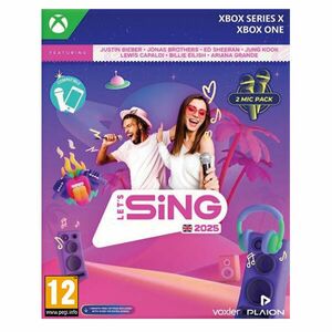 Let’s Sing 2025 + 2 mikrofony XBOX Series X obraz