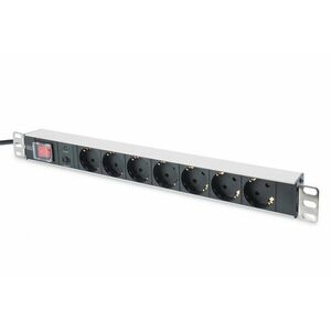 Digitus 19" Outlet Strip Černá 7 AC zásuvky / AC zásuvek DN-95403 obraz