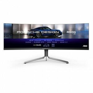 AOC Porsche PD49 LED display 124, 5 cm (49") 5120 x 1440 px DQHD PD49 obraz