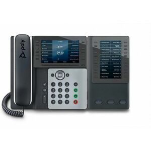 POLY Edge E500 IP Phone and PoE-enabled IP telefon Černá 12 82M94AA obraz