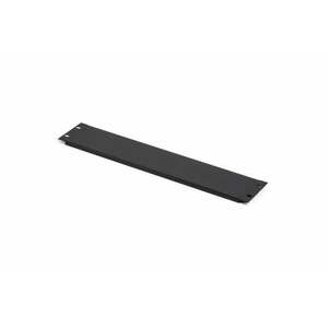 2U rack blank panel for 19" Cabinet, Black (RAL 9005) TN-19-M2U-BK obraz