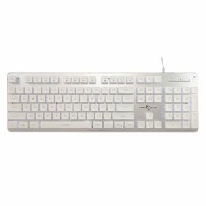 White Shark Gaming membrane keyboard TACHI, US, white obraz