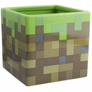 Grass Block Pen Plant Pot (Minecraft) obraz