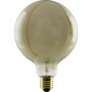 BIG WHITE (SLV) LED Iluze Globe 125 Crescent nakloněná LED žárovka, kouřová, E27, fázové stmívání, 6W, 1900K 1008161 obraz