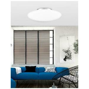 Nova Luce Elegantní stropní svítidlo Pressione v kombinaci chromu a opálového skla - 3 x 60 W, pr. 420 mm NV 620441 obraz