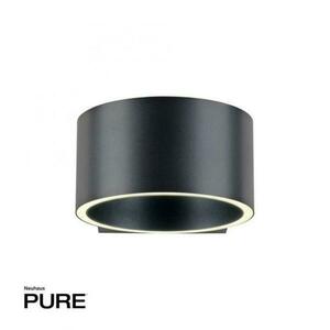 PAUL NEUHAUS LED nástěnné svítidlo PURE Clipse šedá stmívatelné 2700K PN 8561-15 obraz