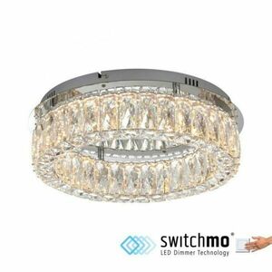 PAUL NEUHAUS JUST LIGHT LED lustr stropní svítidlo chrom s křišťalovými přívěsky 3-krokové-stmívač krokově stmívatelné 3000K LD 15204-17 obraz