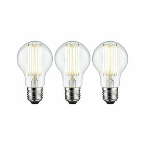 PAULMANN Eco-Line Filament 230V LED žárovka E27 3ks-sada 5W 3000K čirá obraz