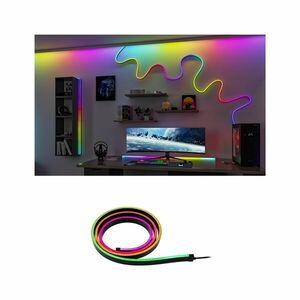 PAULMANN EntertainLED LED hadice Black Neon 1, 5m 3W 84 LEDs/m RGB+ obraz