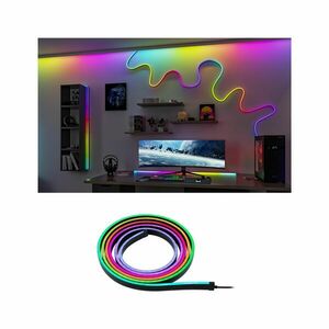 PAULMANN EntertainLED LED hadice Black Neon 3m 5W 84 LEDs/m RGB+ obraz