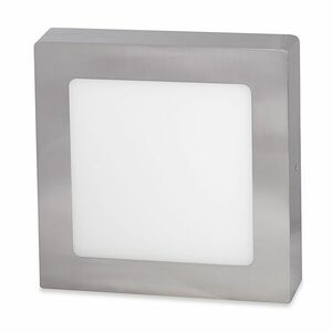 Ecolite Stříbrný přisazený LED panel hranatý 300 x 300mm 25W Barva světla: Teplá bílá LED-CSQ-25W/27/CHR obraz