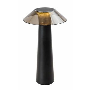 Rabalux Černá zahradní nabíjecí lampa Assen 5W 28, 5cm 77062 obraz