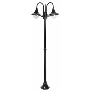 Rabalux Černá zahradní lampa Konstanz pro 3x LED žárovku E27 206cm 8248 obraz